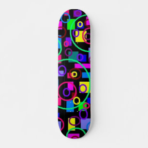 Skateboard Cercles et Carrés