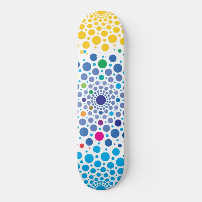 Skateboard Cercles Mandala 3 (Recto)