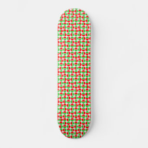 Skateboard Cercles tournants - rouge et vert