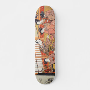 Skateboard Cérémonie du thé Isoda Koryusai art de blocs de