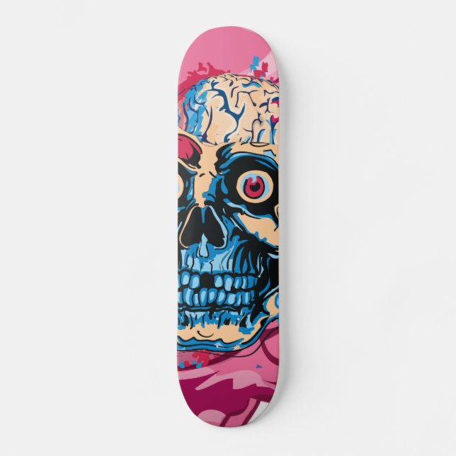 Skateboard Cerveau de Zombie (Recto)