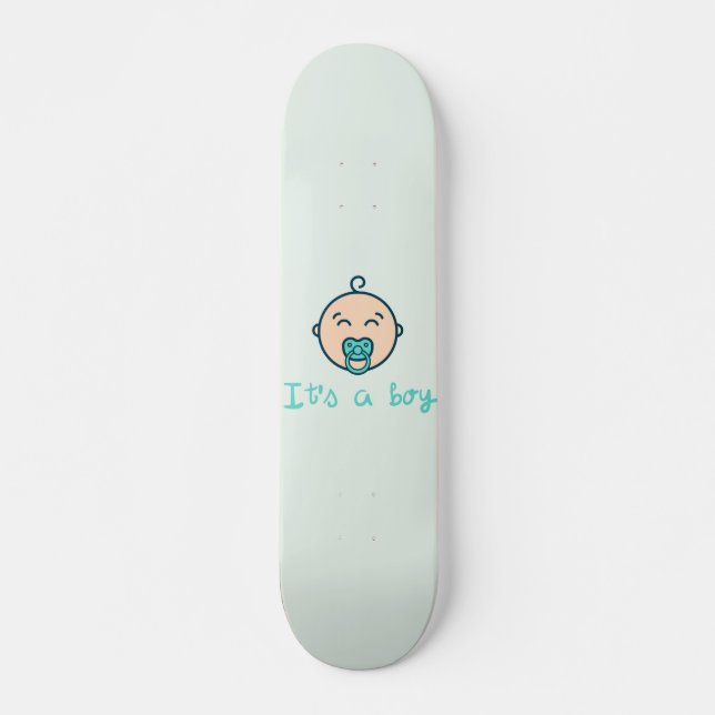 Skateboard C'est un bébé garçon ! (Devant)