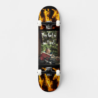 Skateboard - Cette fille est en feu ! Patinage