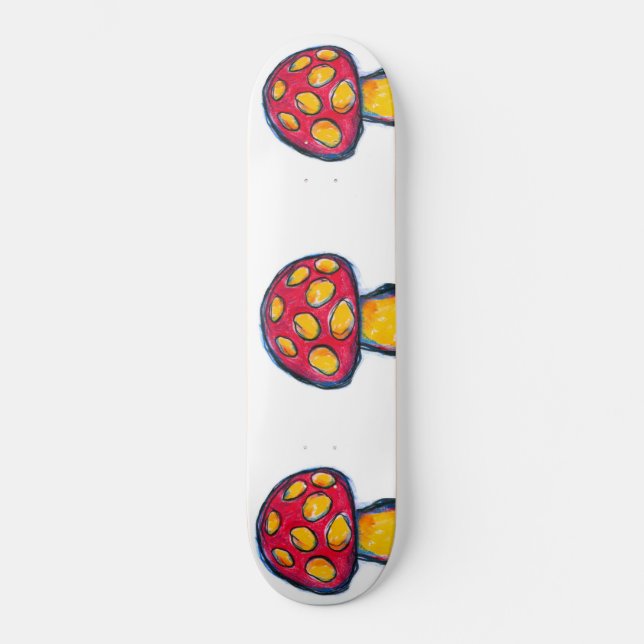 Skateboard Champignon mystique (Recto)