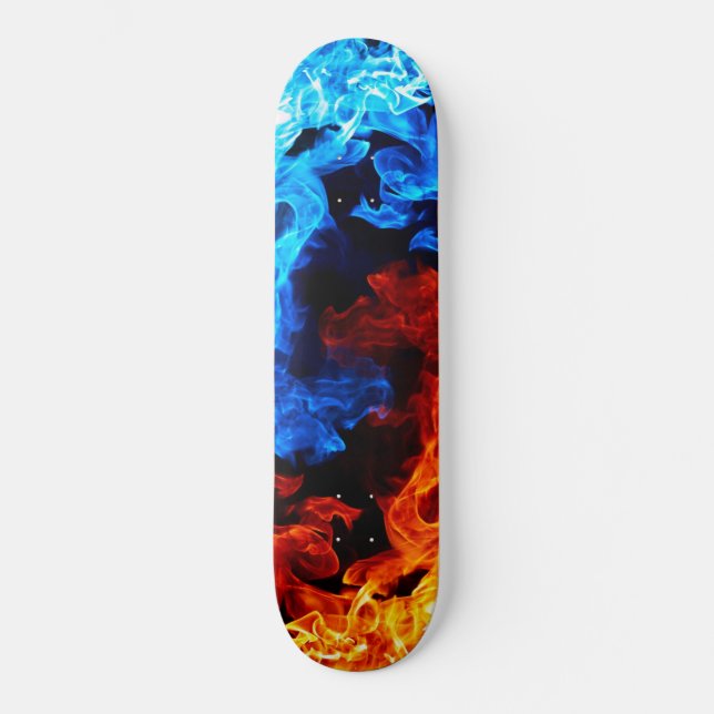 Skateboard Chanson de Fire et Ice Yinyang (Recto)