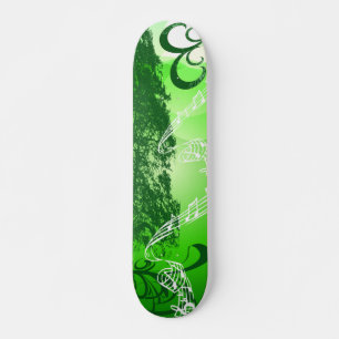 Skateboard Chanson verte -