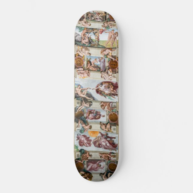 Skateboard Chapelle Sixtine Michelangelo - Vatican, Rome, Ita (Recto)