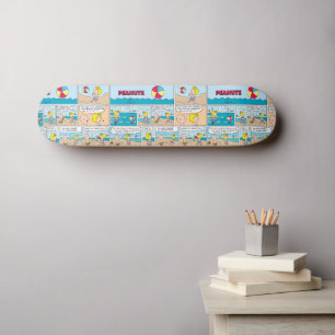 Skateboard Charlie Brown & Sally À La Plage