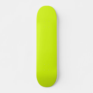 Skateboard Chartreuse Jaune (couleur unie)