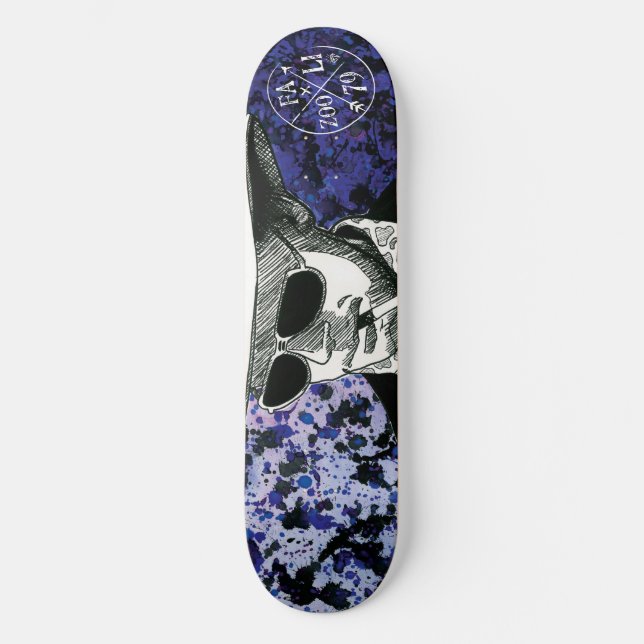 Skateboard Chasseur S Thompson, pays de batte (Recto)