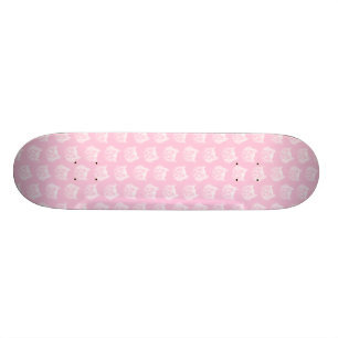 Skateboard Chat Alice de Cheshire dans l'art de cru de rose