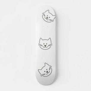 Skateboard chat, animal de compagnie, chaton, chaton, animal,