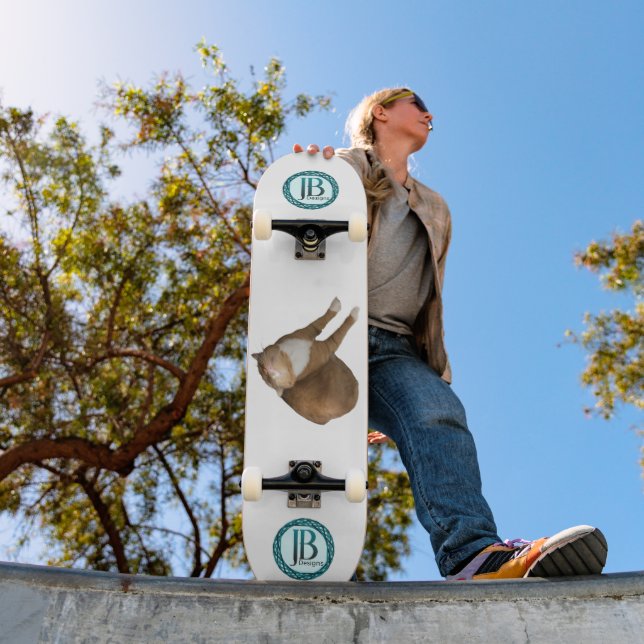 Skateboard Chat au soleil à l'envers (Extérieur 1)