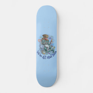 Skateboard Chat de Cheshire bleu