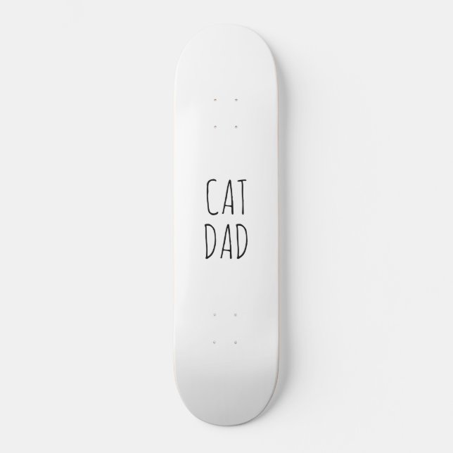 Skateboard "Chat Papa" Simple Farmhouse moderne (Recto)