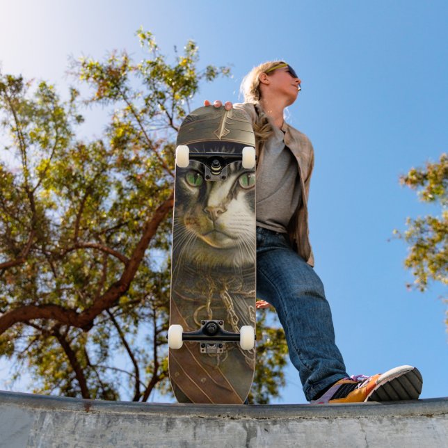 Skateboard Chat Samurai. (Extérieur 1)
