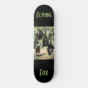 Skateboard Chauve-souris volante vintage chauve-souris noire