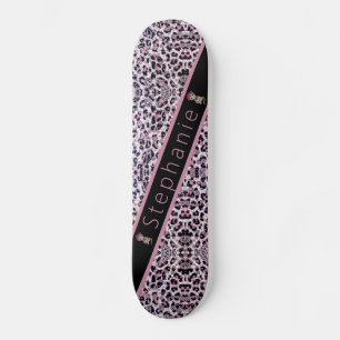 Skateboard Cheetah rose