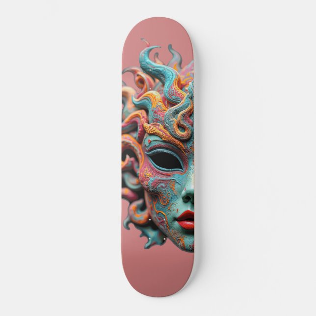 Skateboard Chemise d'art de mythologie psychédélique (Recto)