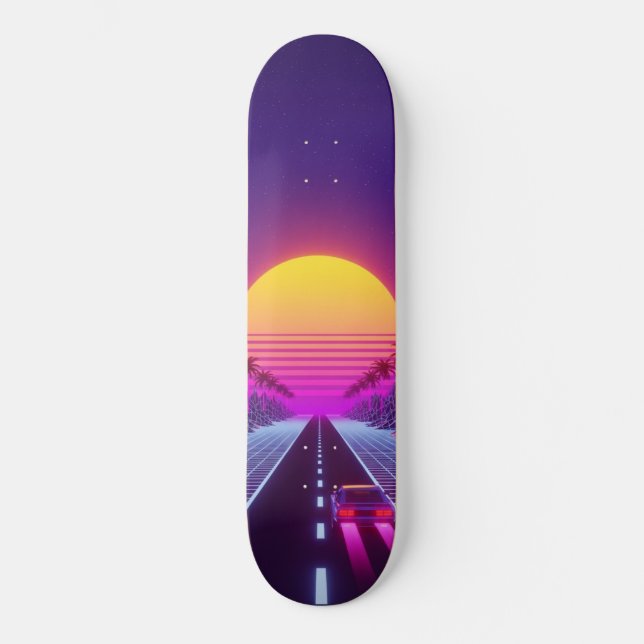 Skateboard Chercheur de Soleil (Recto)