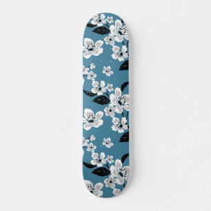 SKATEBOARD CHERRY BLOSSOM - SAKURA (BLEU FUMEUR)