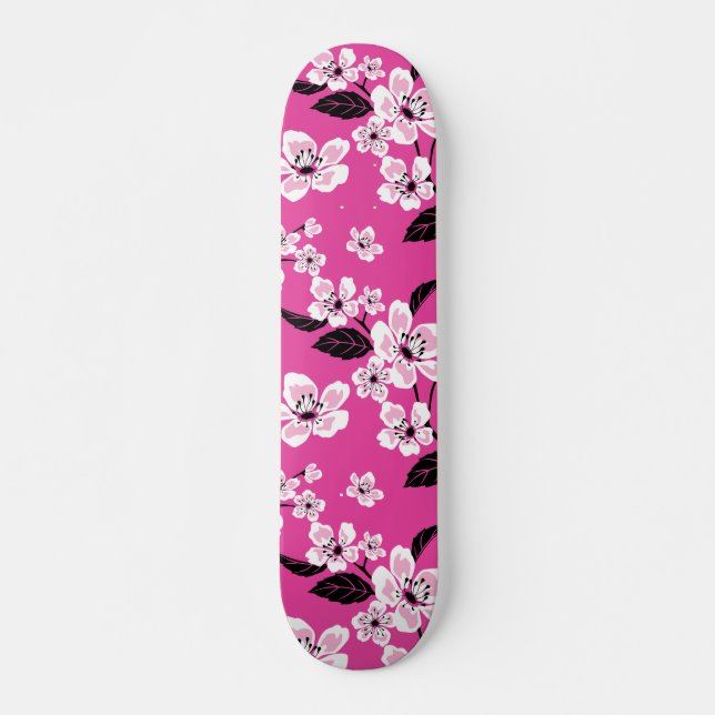 SKATEBOARD CHERRY BLOSSOM - SAKURA (ROSE) (Devant)