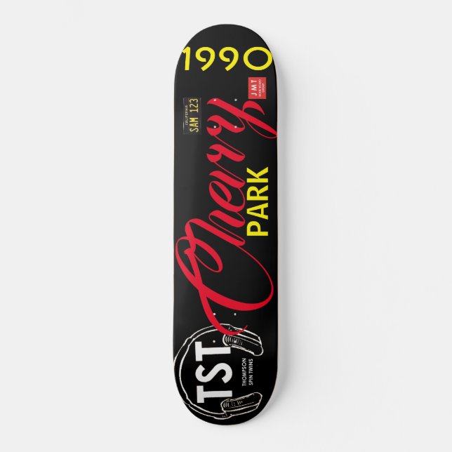 SKATEBOARD CHERRY PARK 1990 SKATEBOARD/ JMT USA (Recto)