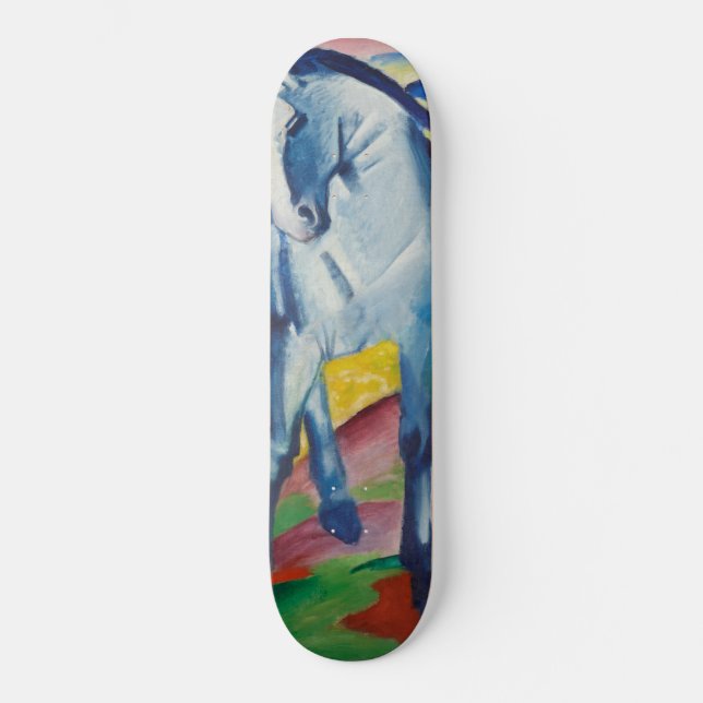 Skateboard Cheval bleu (animal mignon) (par Marc Franz) (Recto)