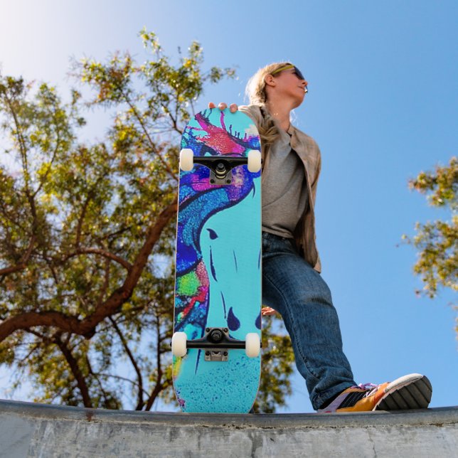 Skateboard Cheval multimédia mixte (Extérieur 1)