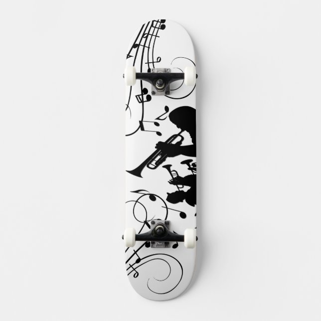 Skateboard Cheval Section Trumpet Jazz Music (Recto)
