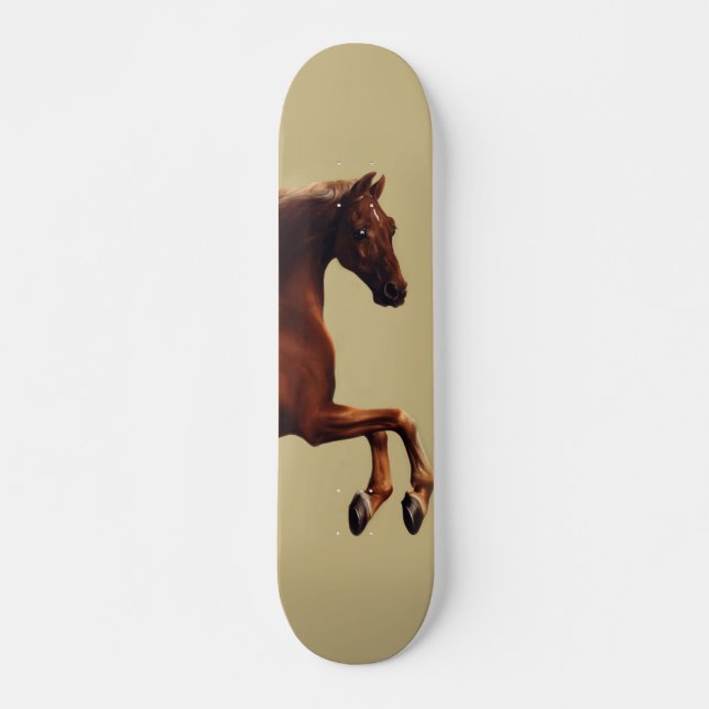 Skateboard Cheval Whistlejacket par George Stubbs (Devant)