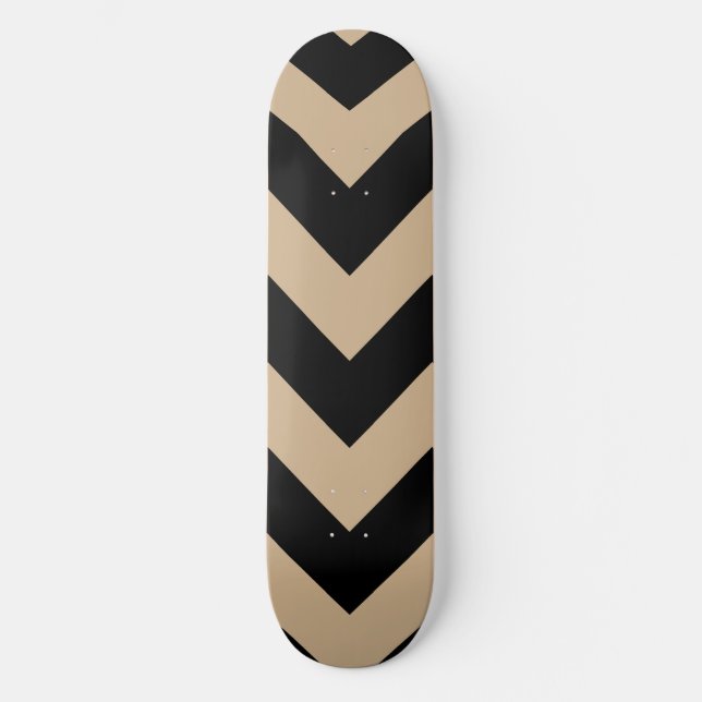 Skateboard Chevron 1 sable (Recto)