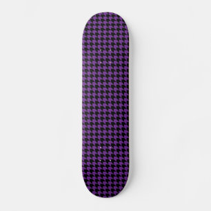 Skateboard Chevron Checks Grape et noir