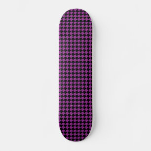 Skateboard Chevron Checks Plum et Black