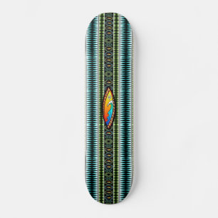 Skateboard Chevron Motif