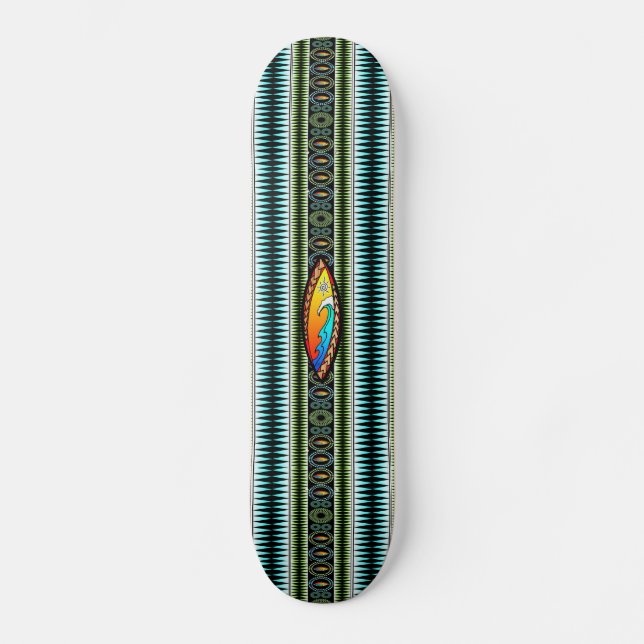 Skateboard Chevron Motif (Recto)