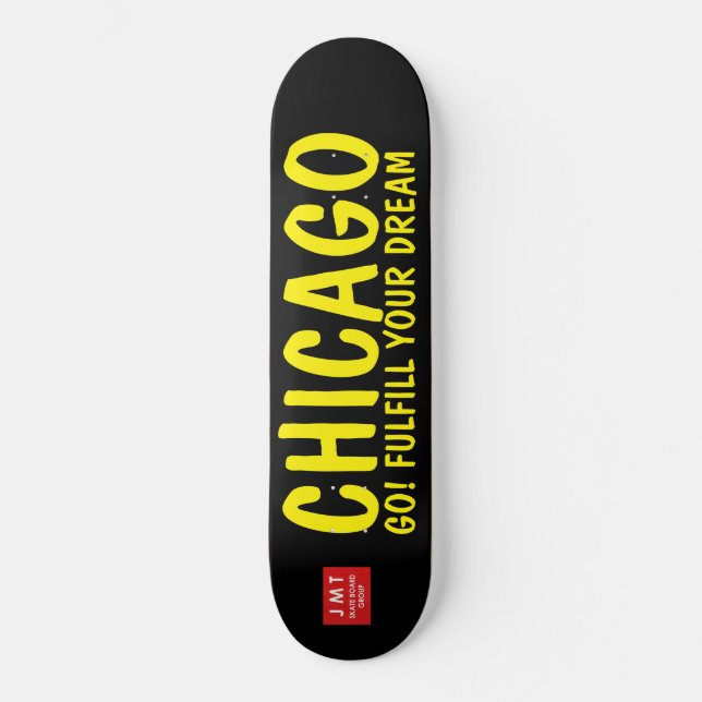SKATEBOARD CHICAGO PARTEZ ! ! SKATEBOARDS / JMT SKATEBOARDS (Recto)