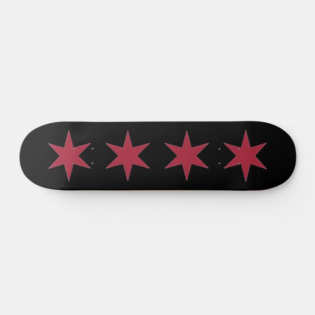 Skateboard Chicago Stars (Horz)