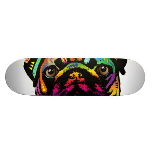 Skateboard Chien de carlin