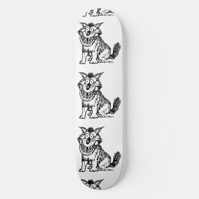 Skateboard Chien fou (Recto)