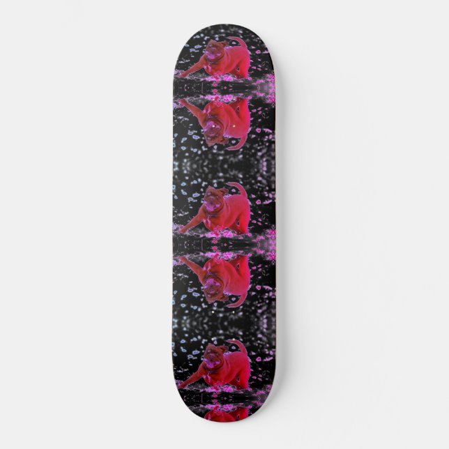 Skateboard Chiens drôles (Recto)