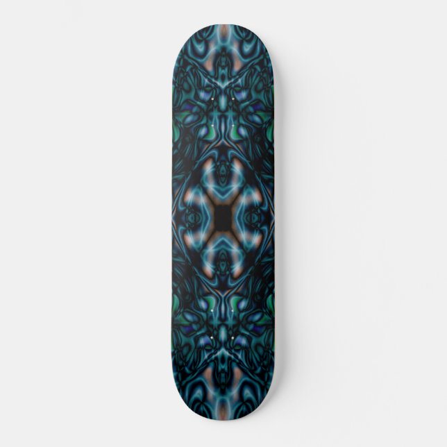 Skateboard chiffres kaléidoscope Abstrait motif (Recto)