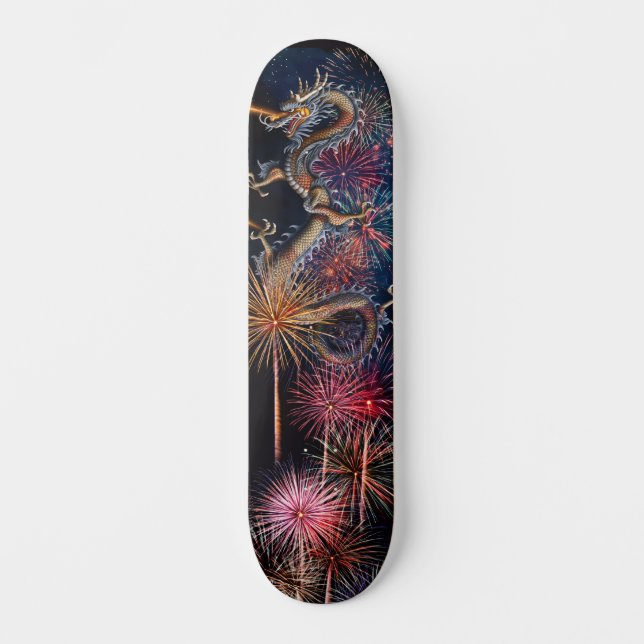 Skateboard Chinese Dragon (Recto)