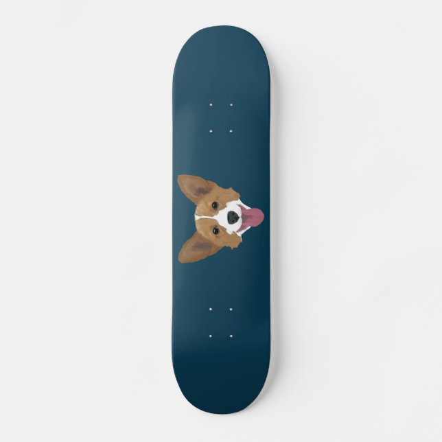 Skateboard Chiot de corgi (Recto)