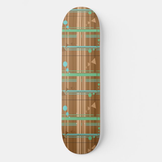 Skateboard Chocolat à la menthe (Recto)