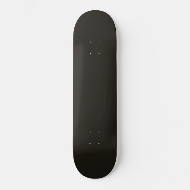 Skateboard Chocolat noir (couleur solide) (Recto)