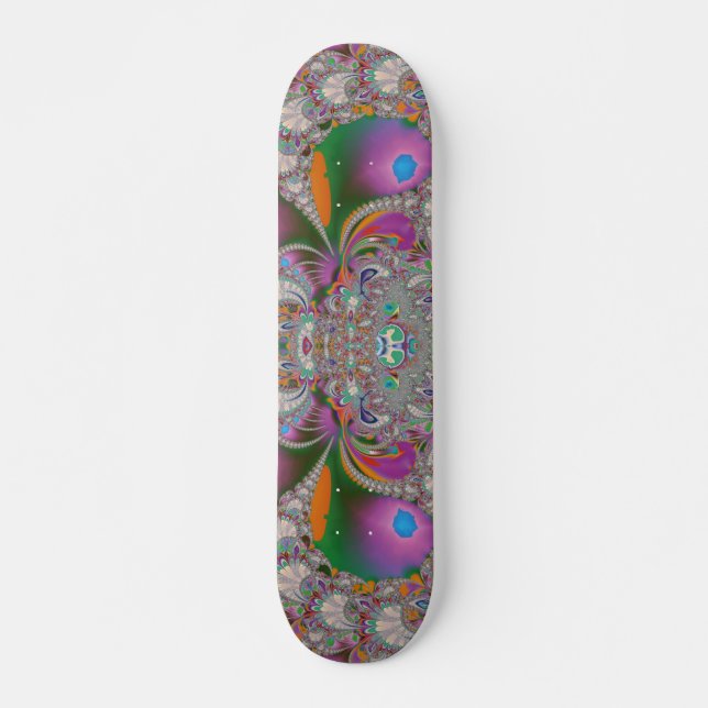 Skateboard Chouette de printemps (Devant)