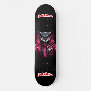 Skateboard Chouette rouge Inimical Apex Predator Series