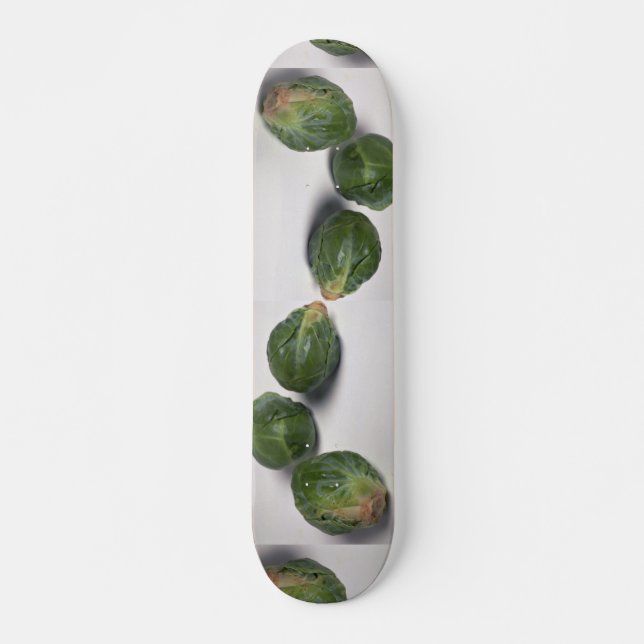 Skateboard Choux de Bruxelles délicieux (Devant)