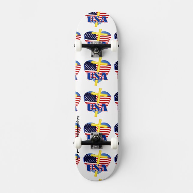 Skateboard Chrétien (Recto)